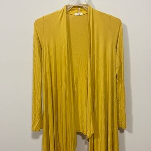 e.Luna long sleeve cardigan small yellow